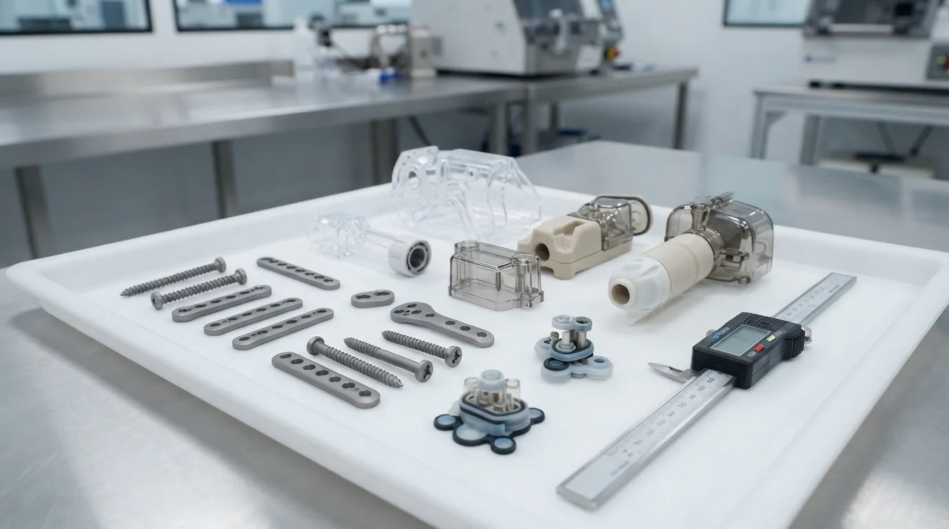 Multi-process medical components array