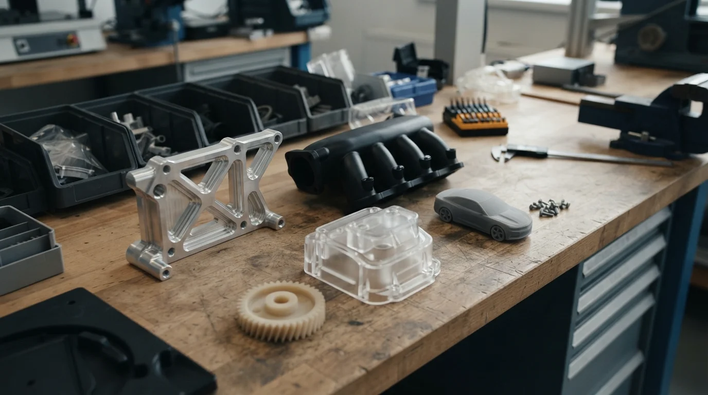 Multi-process rapid prototyping kit