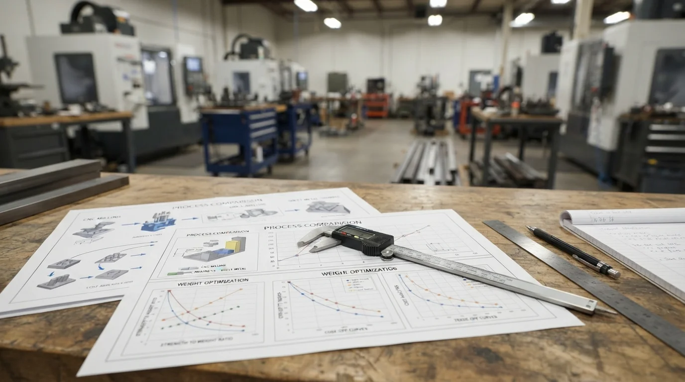 Process comparison charts and calipers