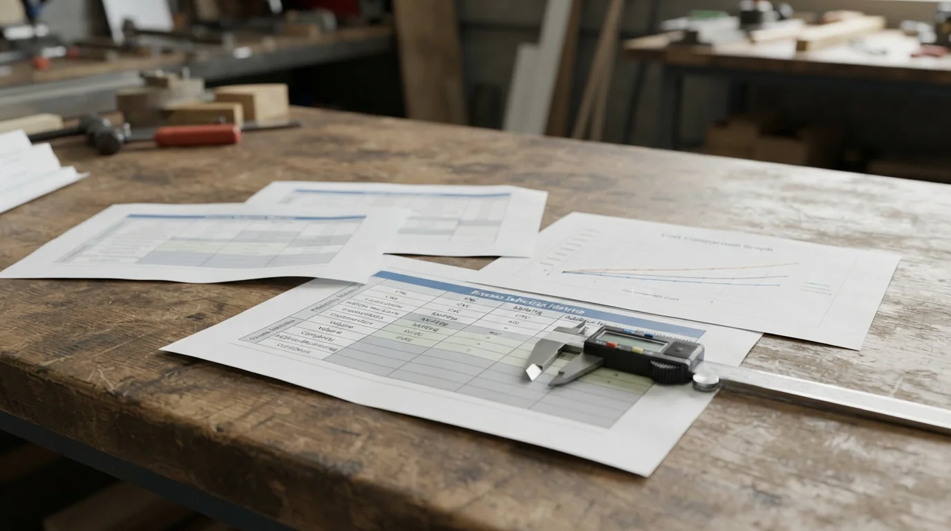 Process selection matrices and caliper