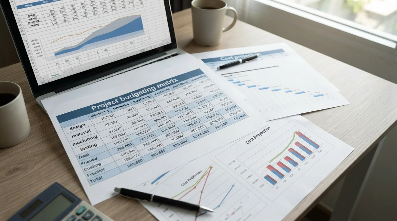 Project budgeting matrix documents