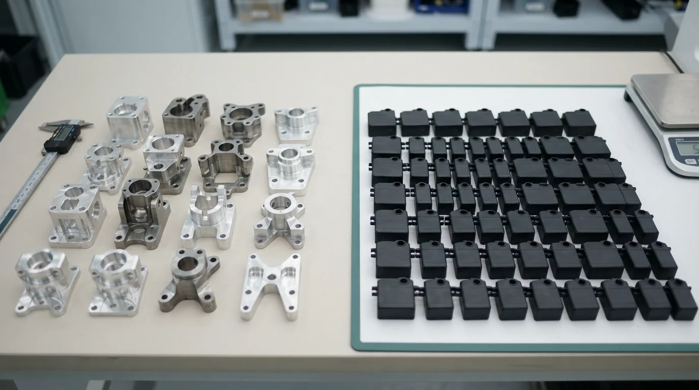 Prototype brackets and molded covers