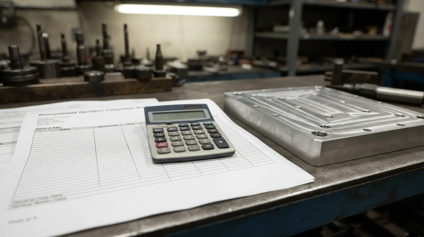 Quotation comparison sheet and calculator