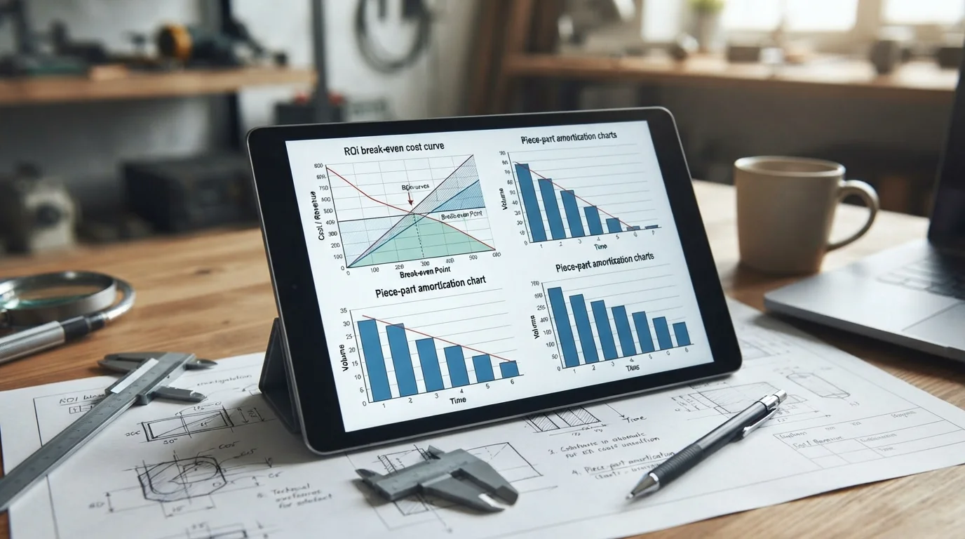 ROI break even cost charts