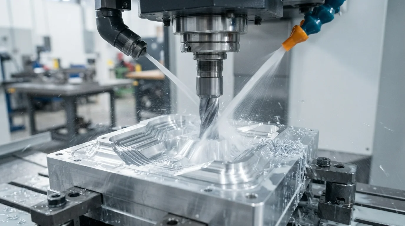 Re milling aluminum mold cavity