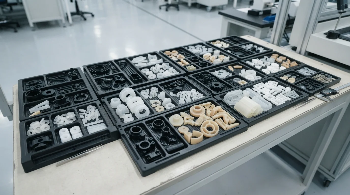 Sorted NPI phase plastic parts