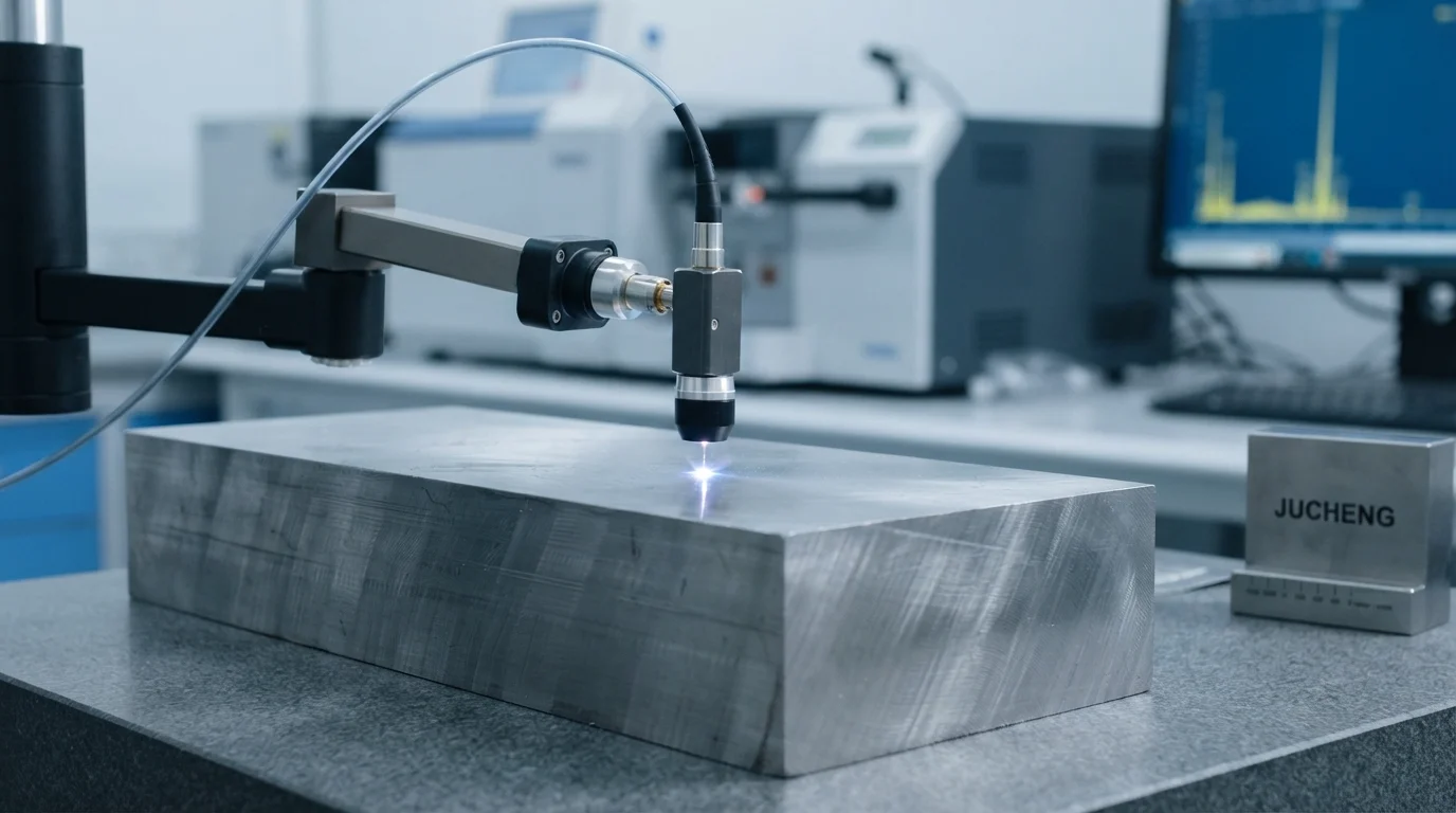 Spectrometer analyzing raw billet
