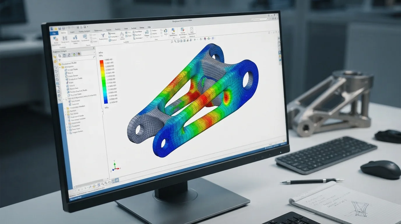 Stress gradient structural simulation