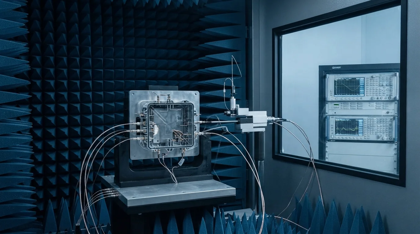 Testing decibel attenuation on enclosure