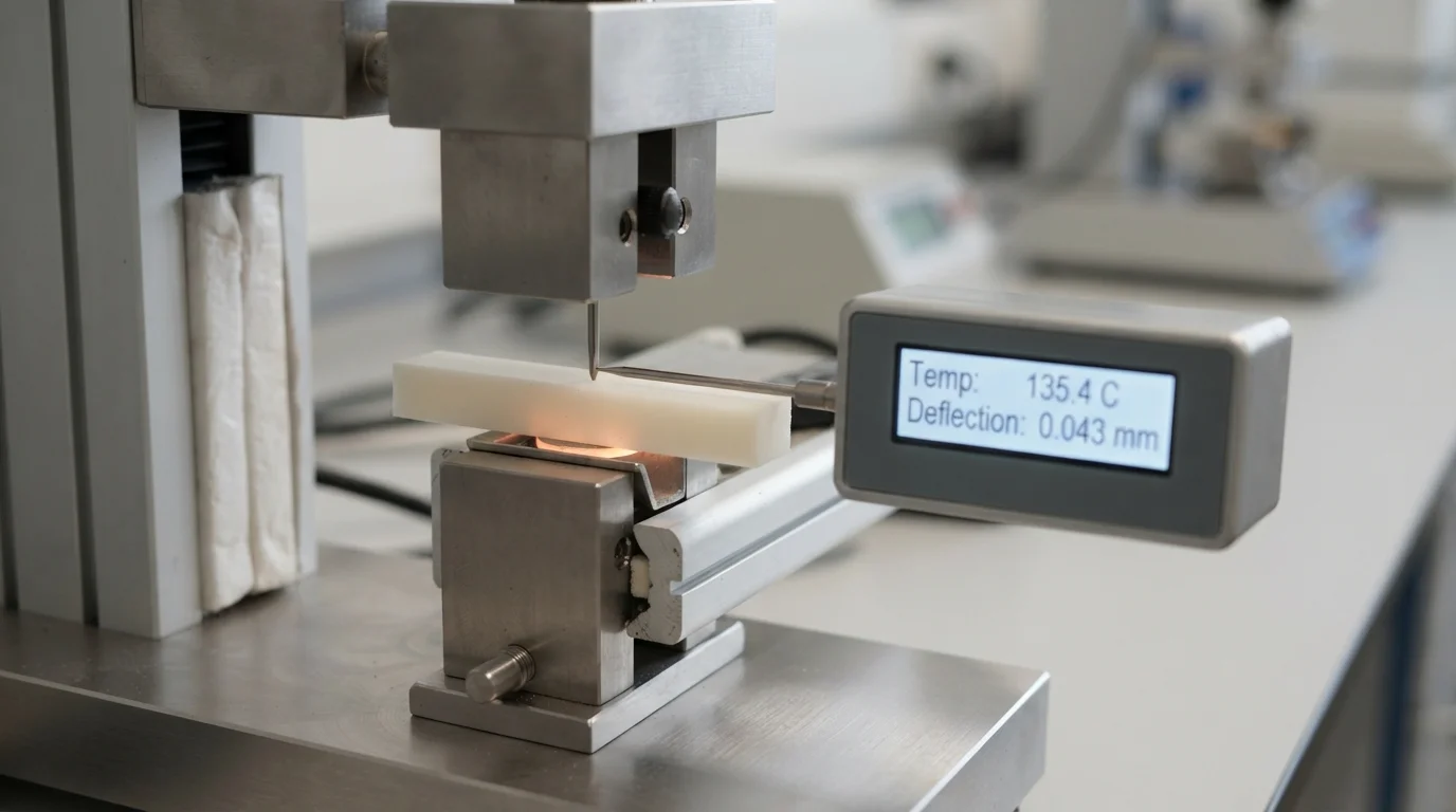 Thermal deflection gauge measuring