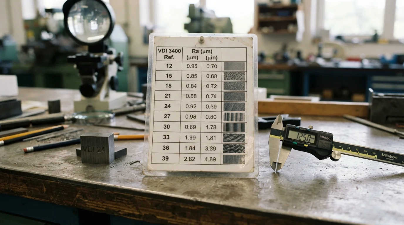 VDI texturing conversion chart