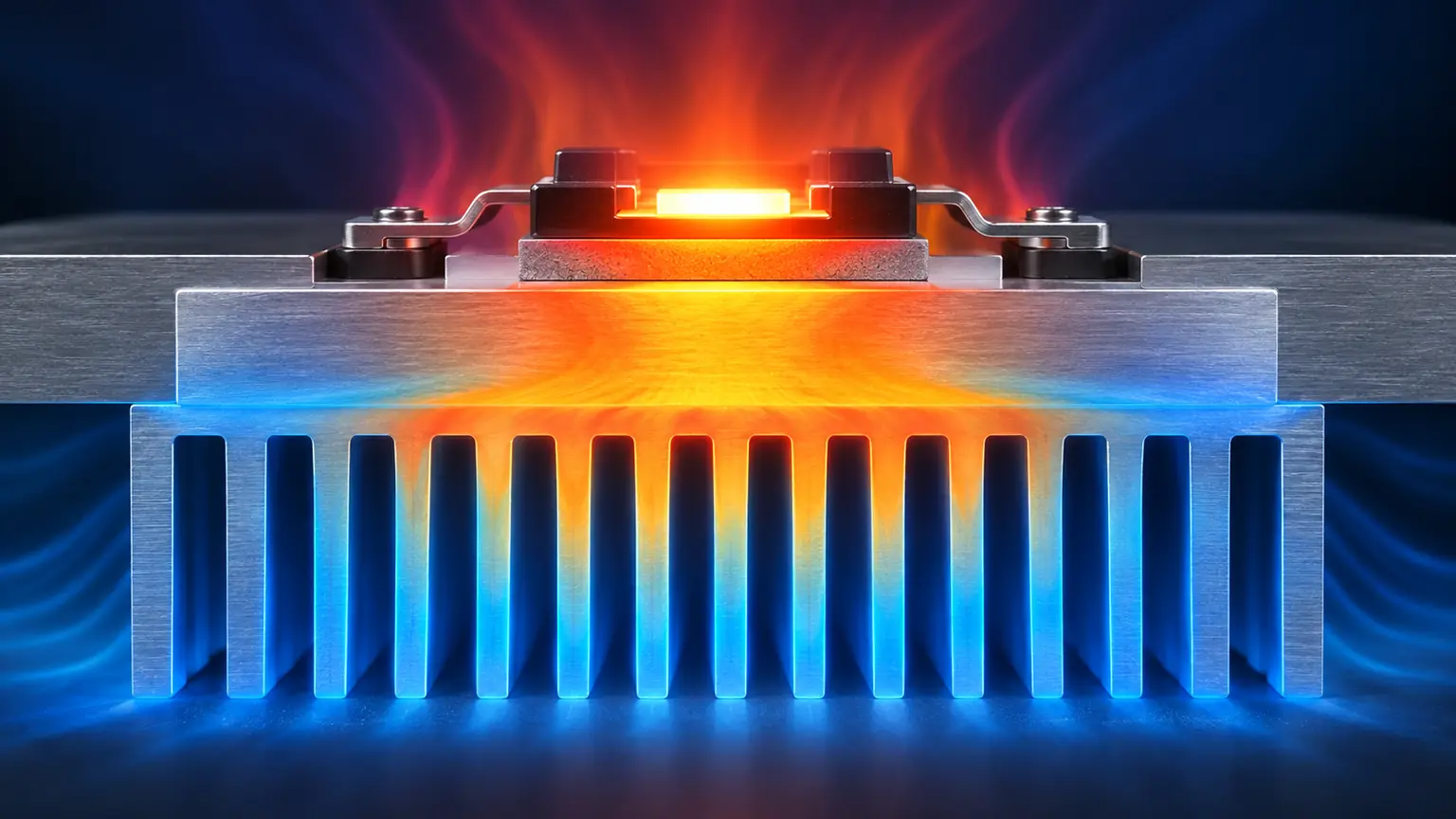 Inverter thermal path