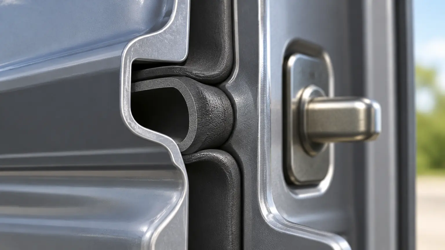 Door gasket compression
