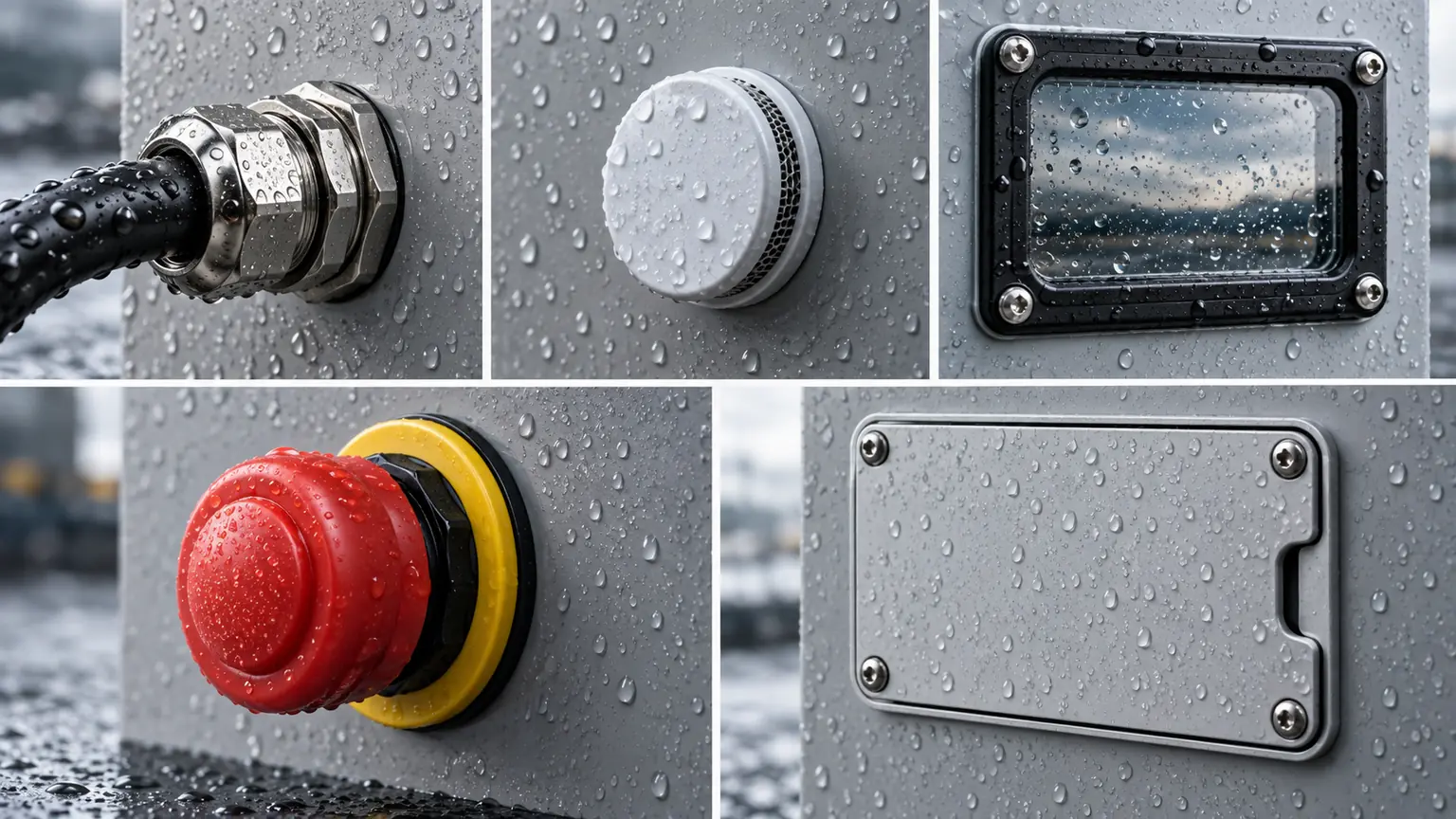 Sealed enclosure openings