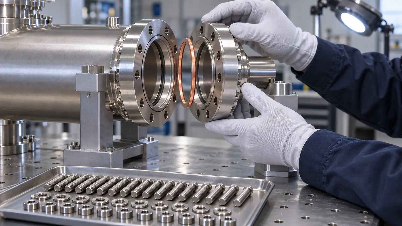 copper-gasket-flange-assembly