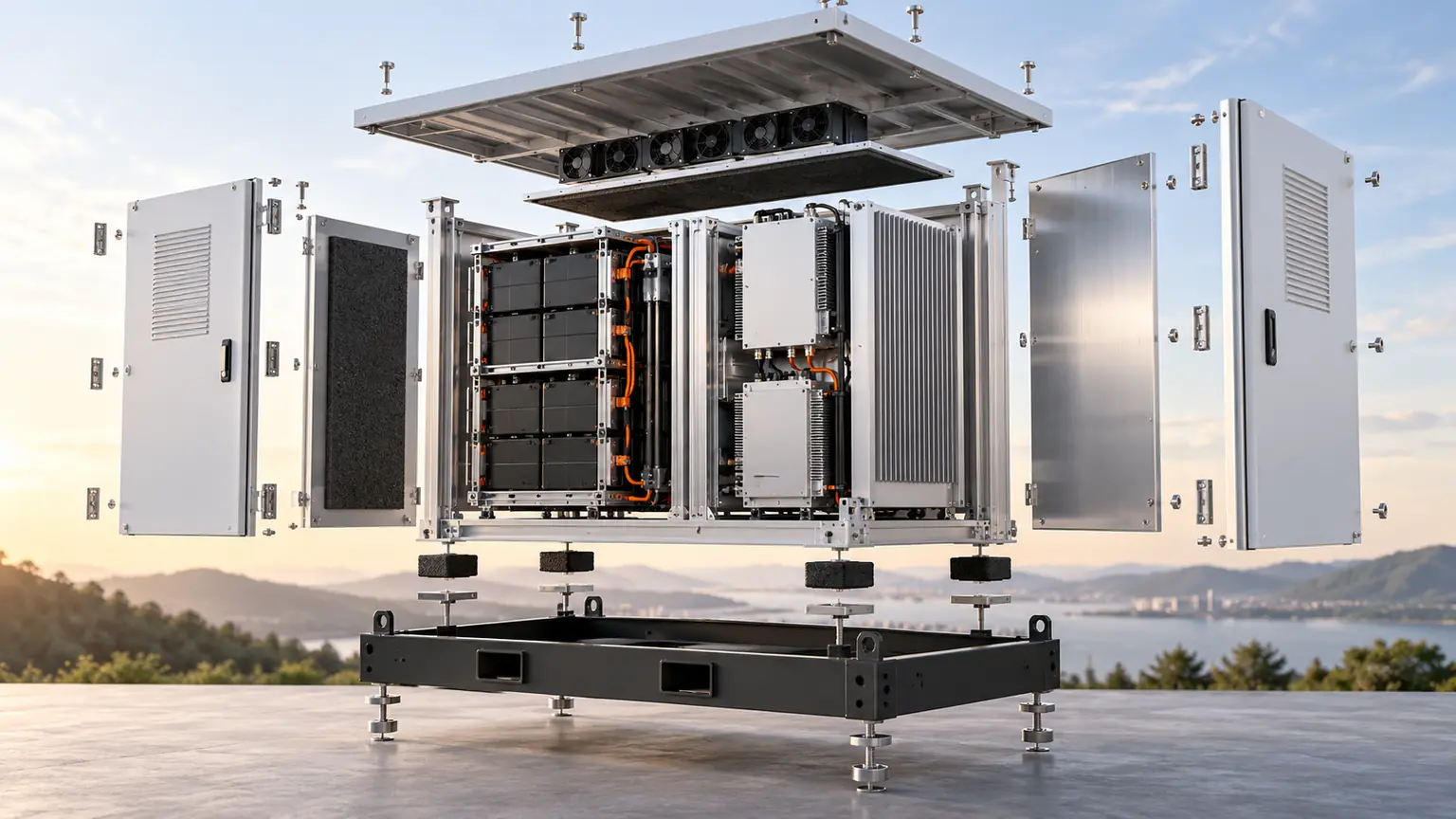 Hybrid enclosure construction