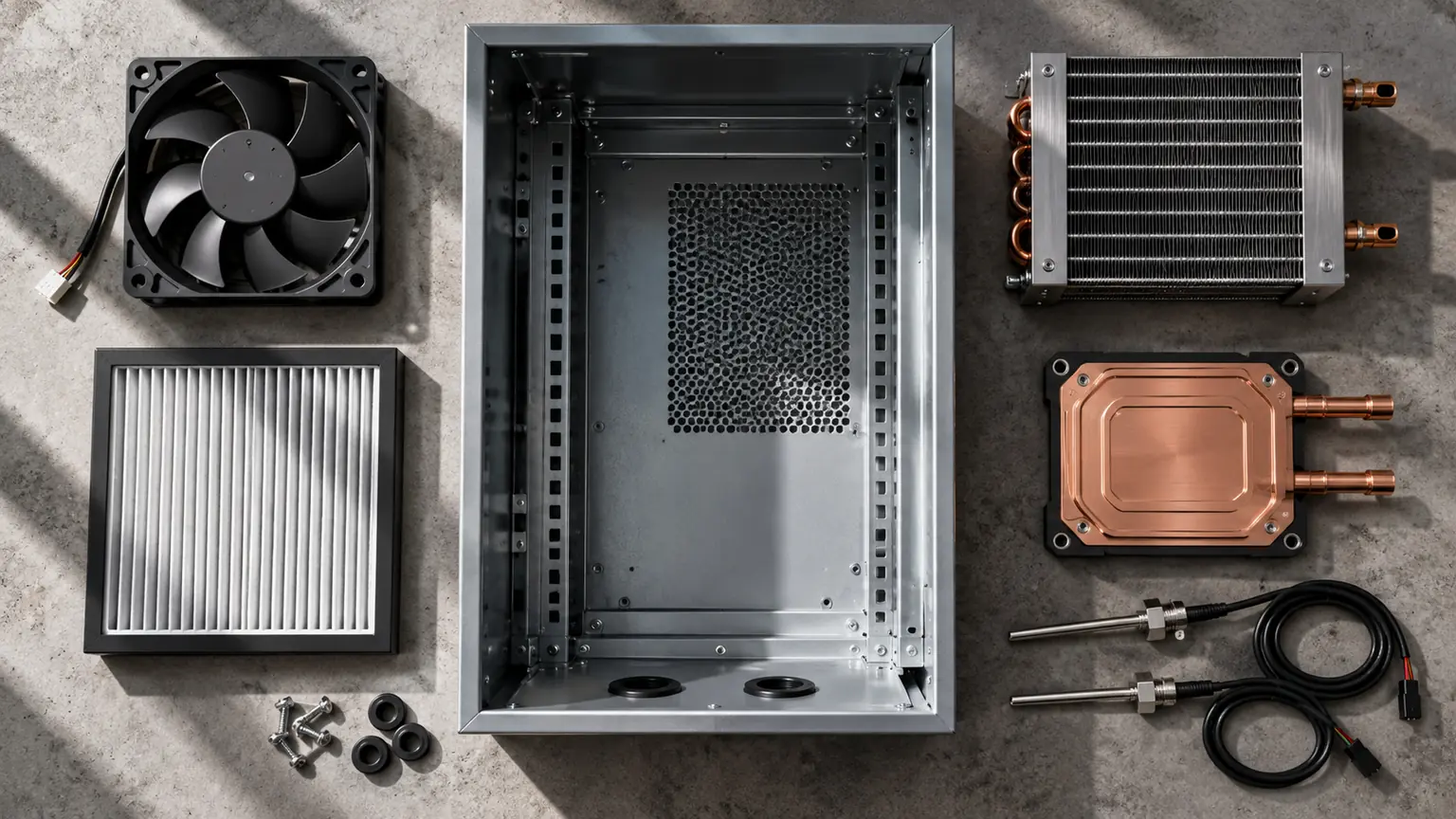 BESS cooling components