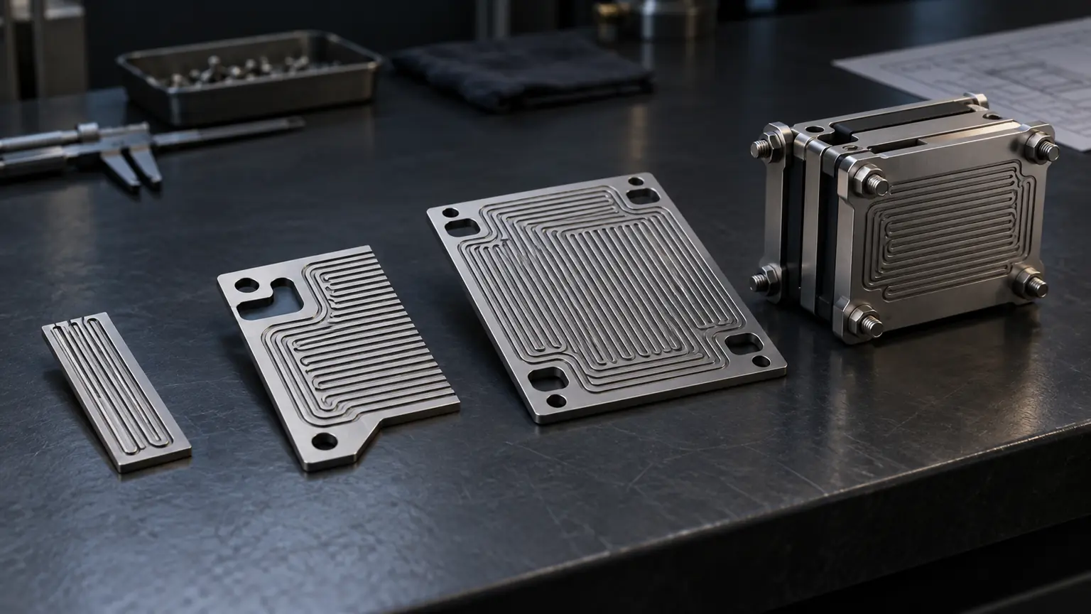 Bipolar plate prototype stages