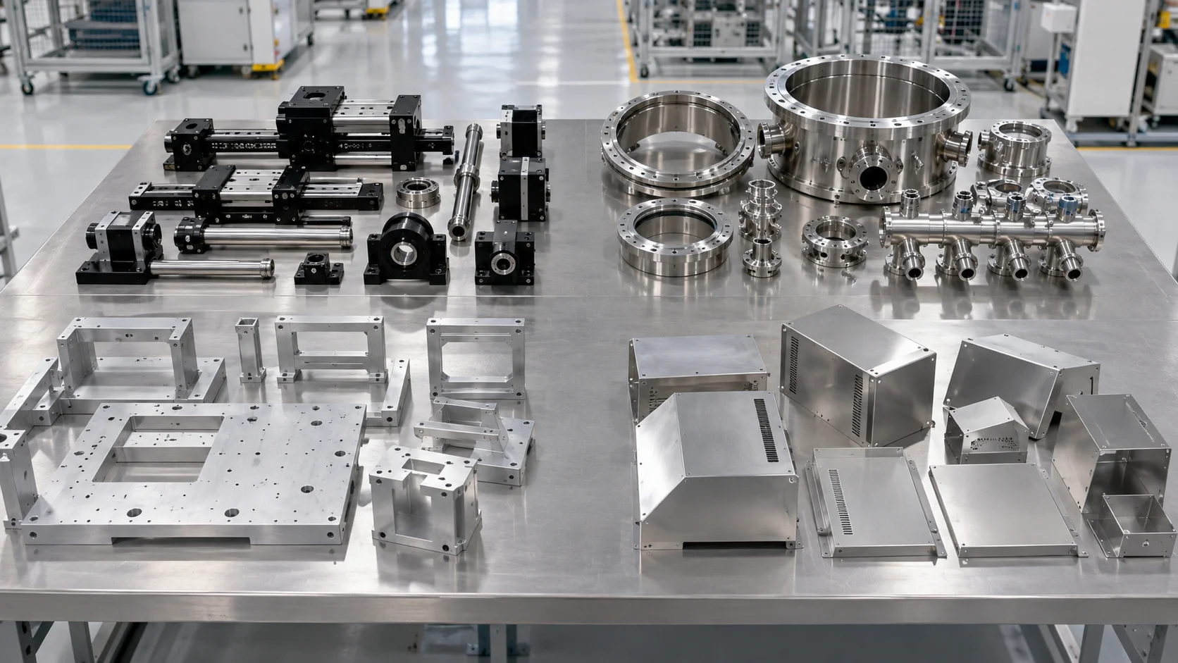 Equipment component categories