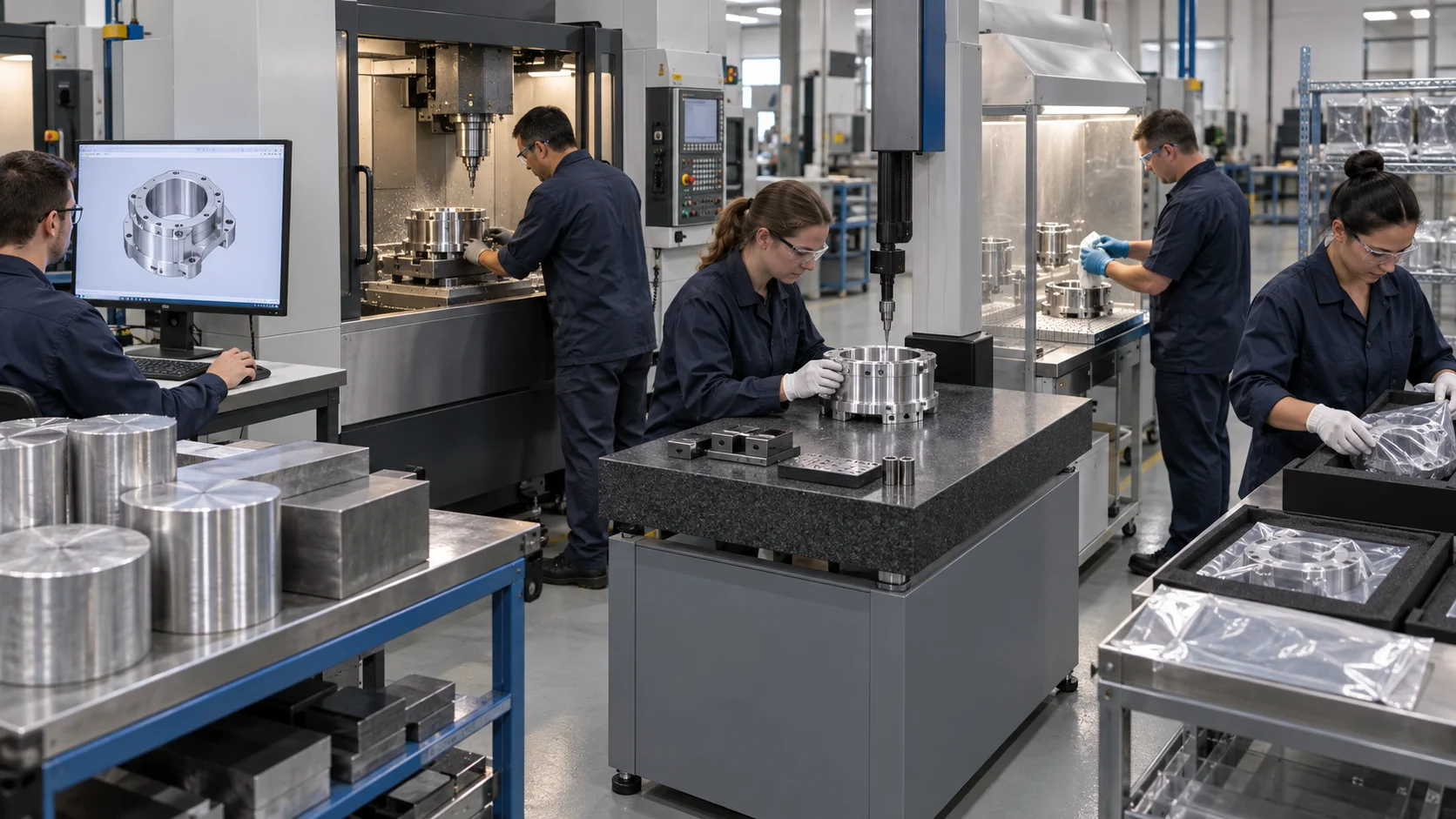 Equipment parts manufacturing workflow