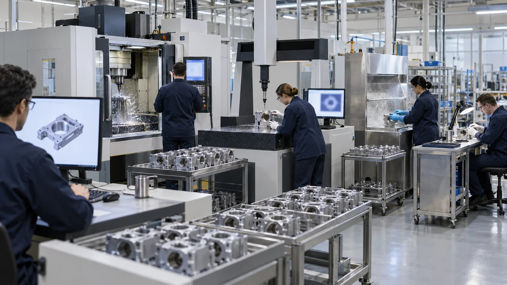 Equipment parts process map