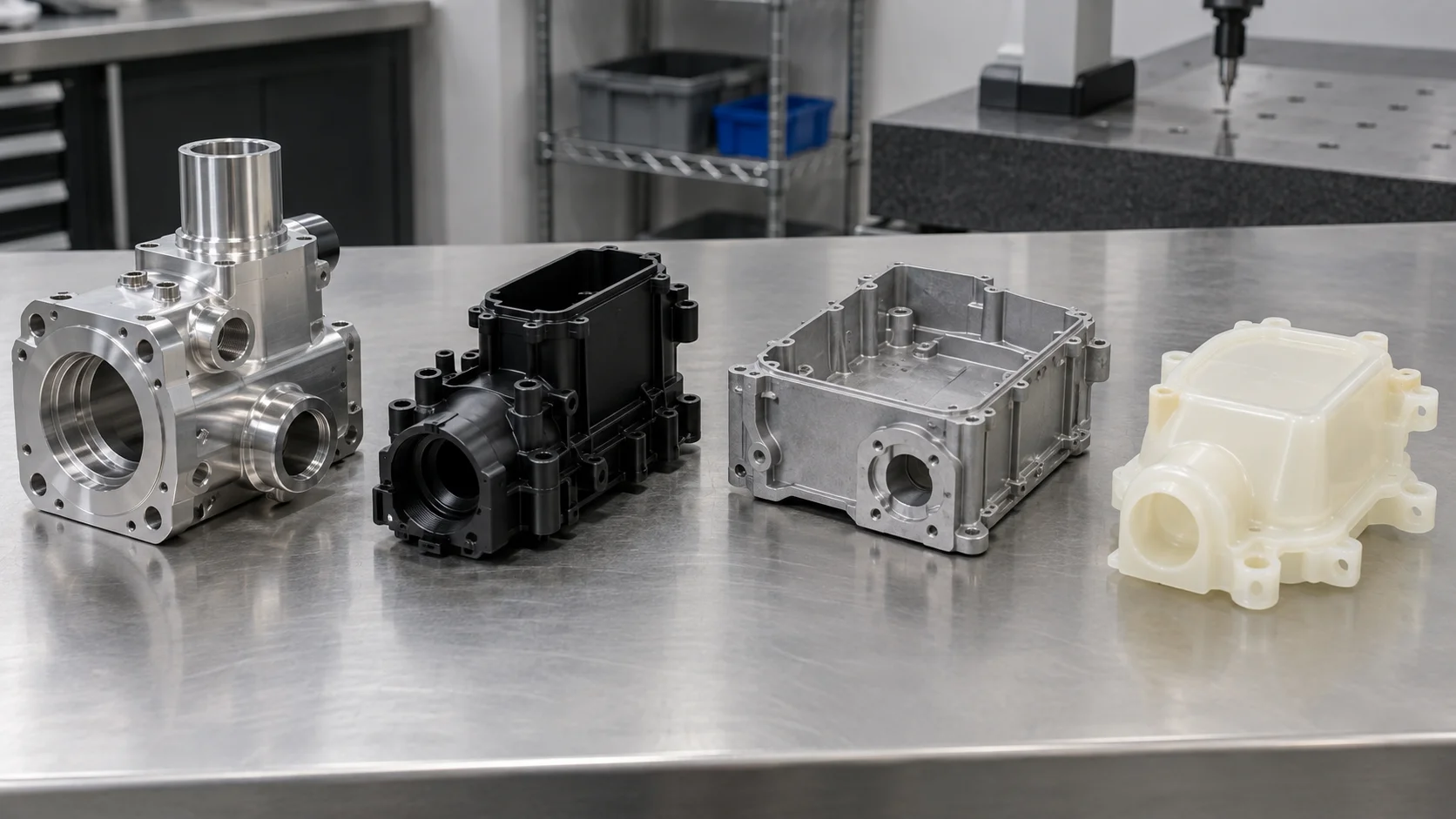 Molding casting machining comparison