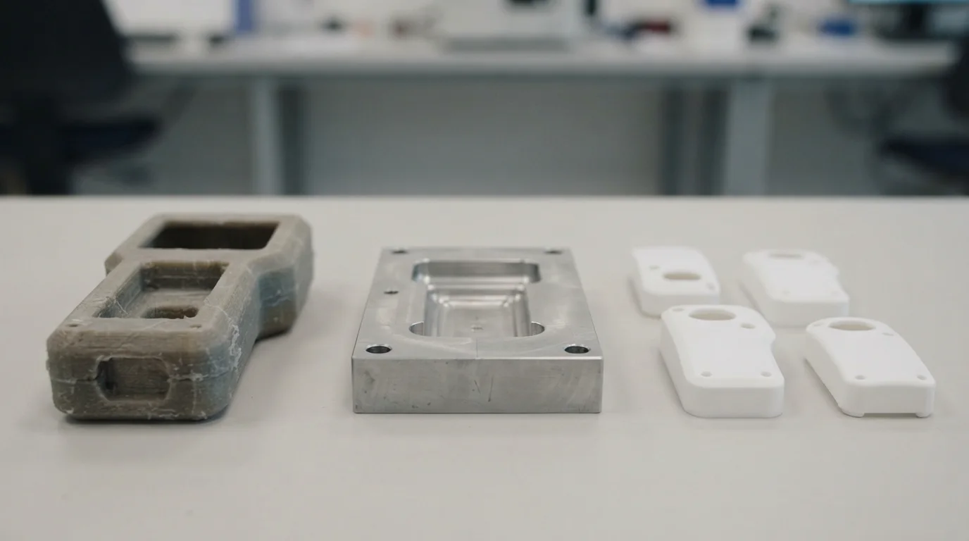 Molding production transition