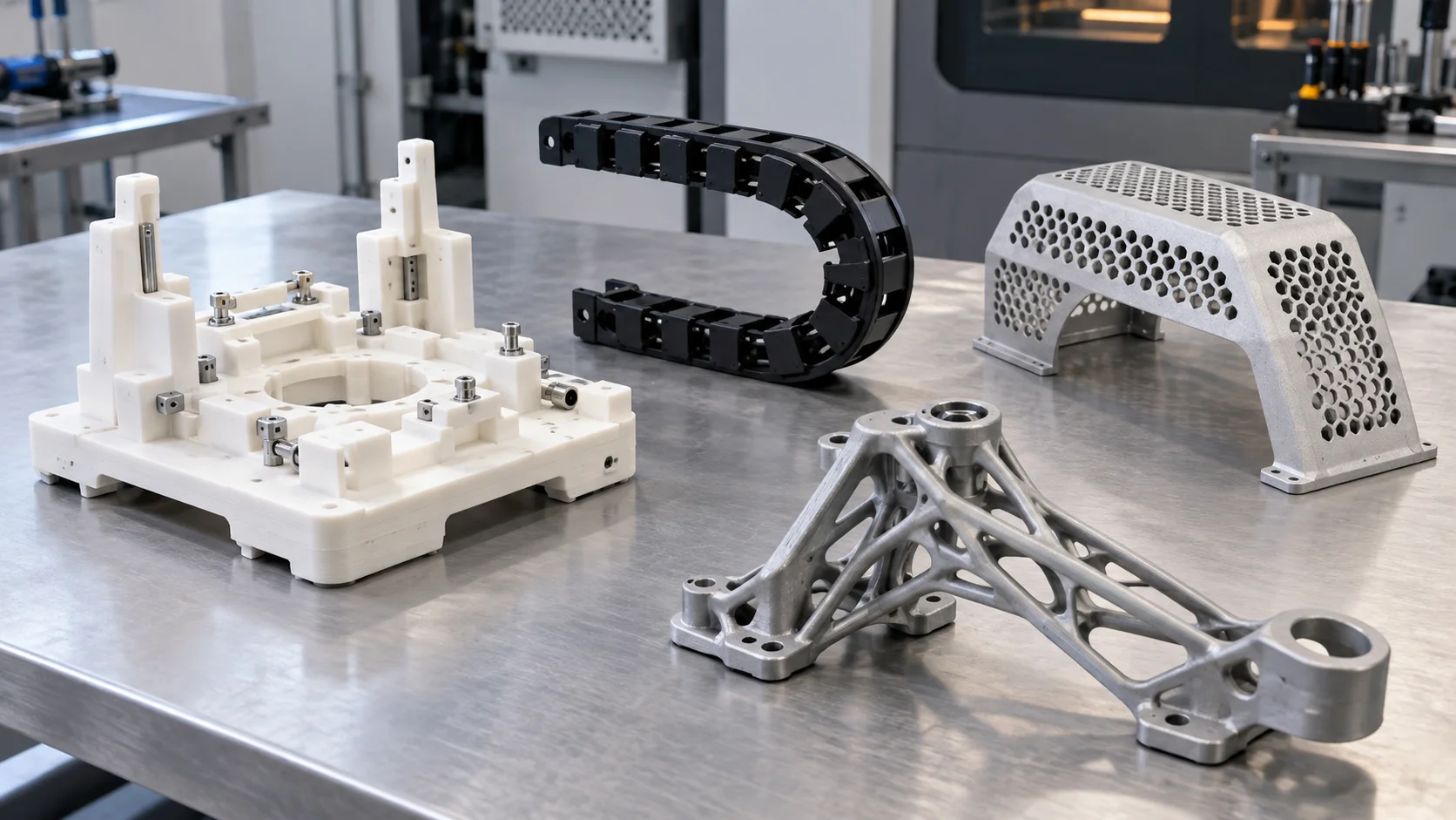 Printed equipment components