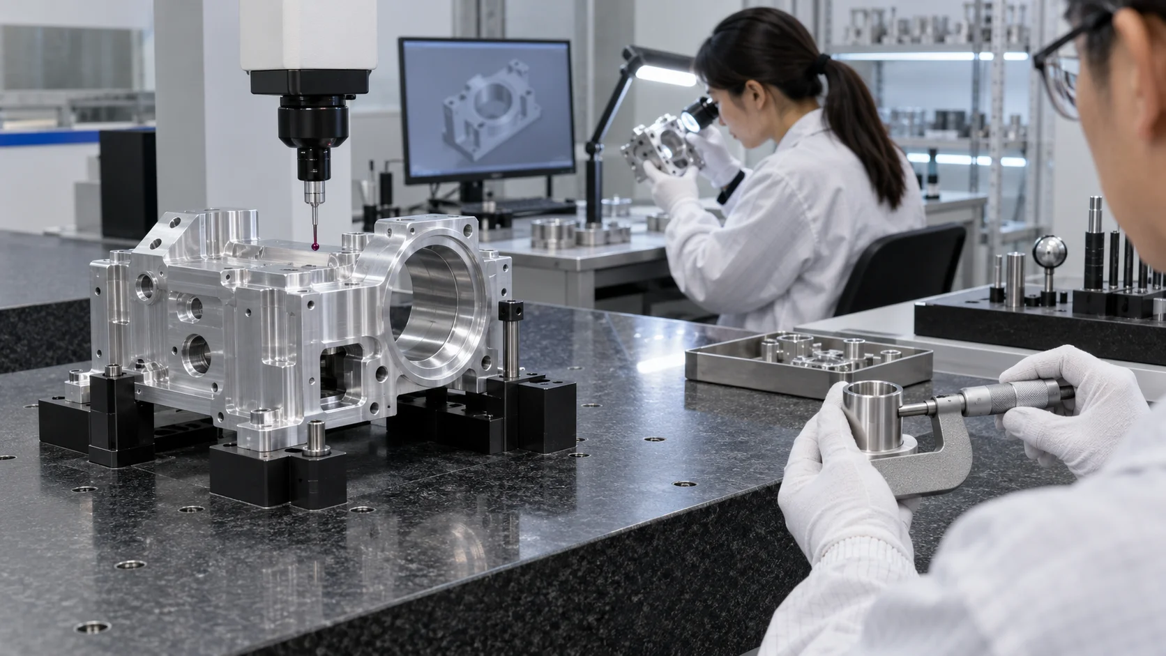 Semiconductor parts inspection