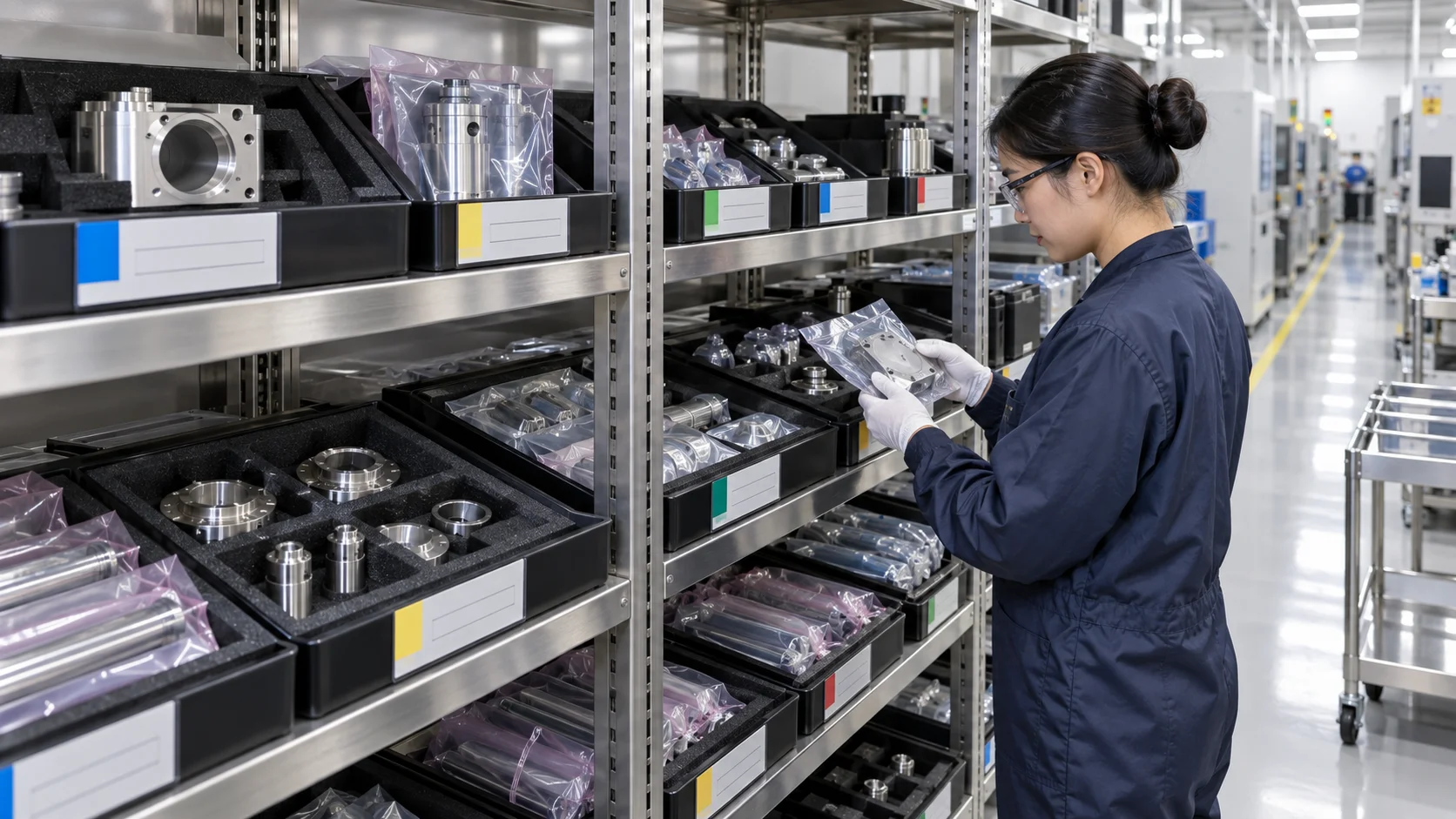 Semiconductor spare parts storage