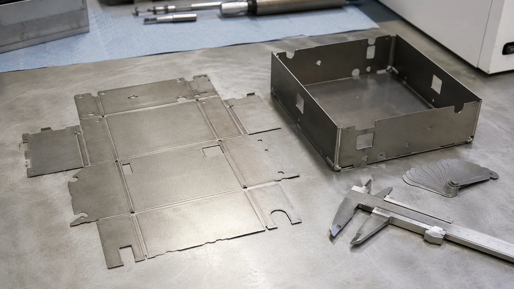 Sheet metal flat pattern