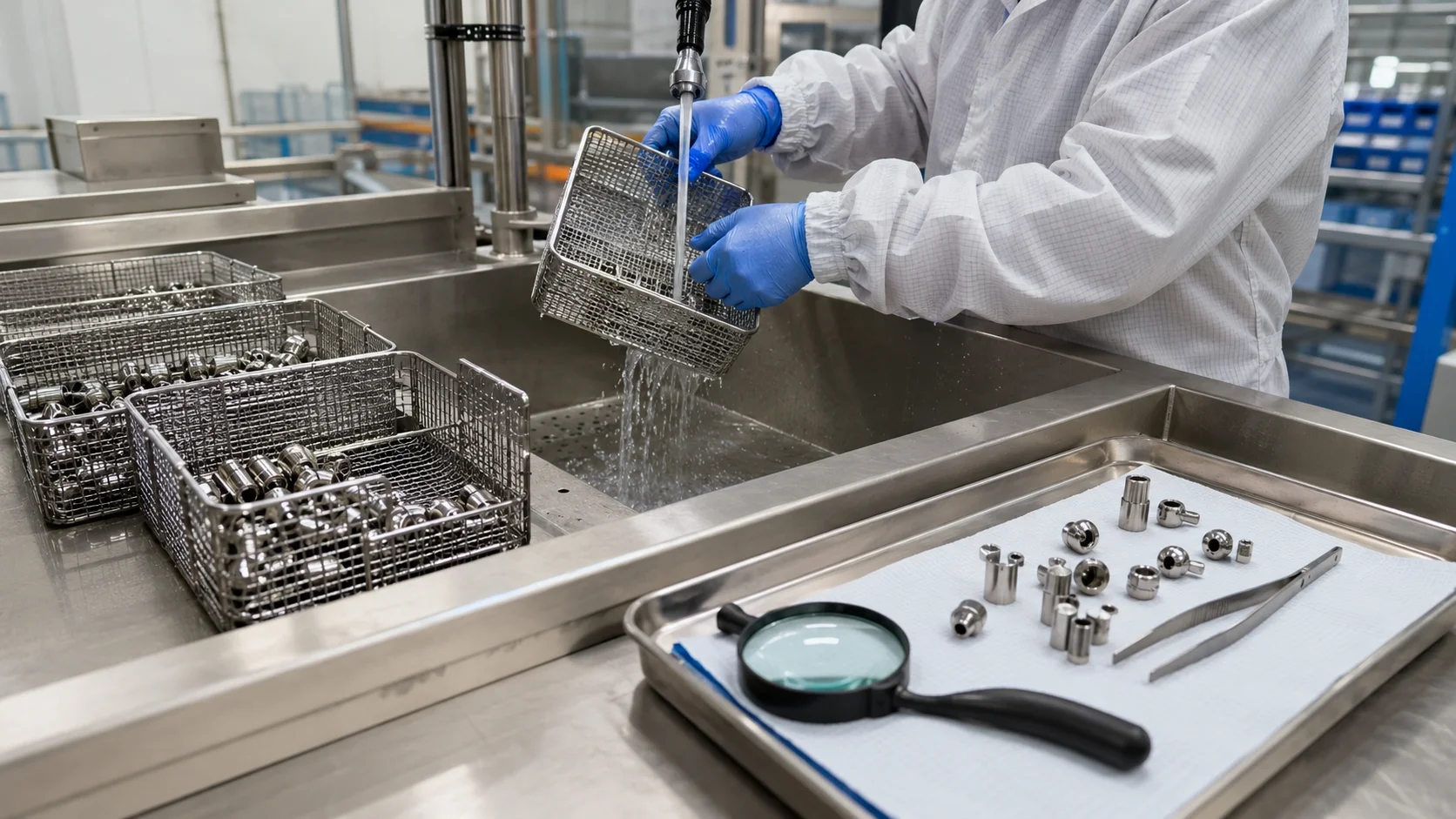 Stainless passivation preparation