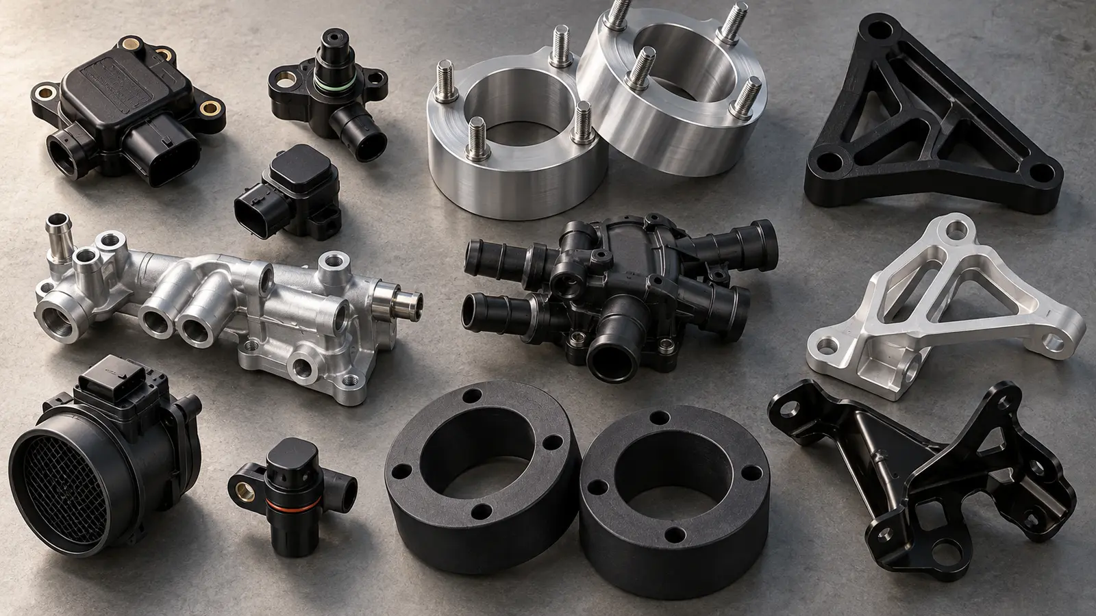 Common machined automotive parts