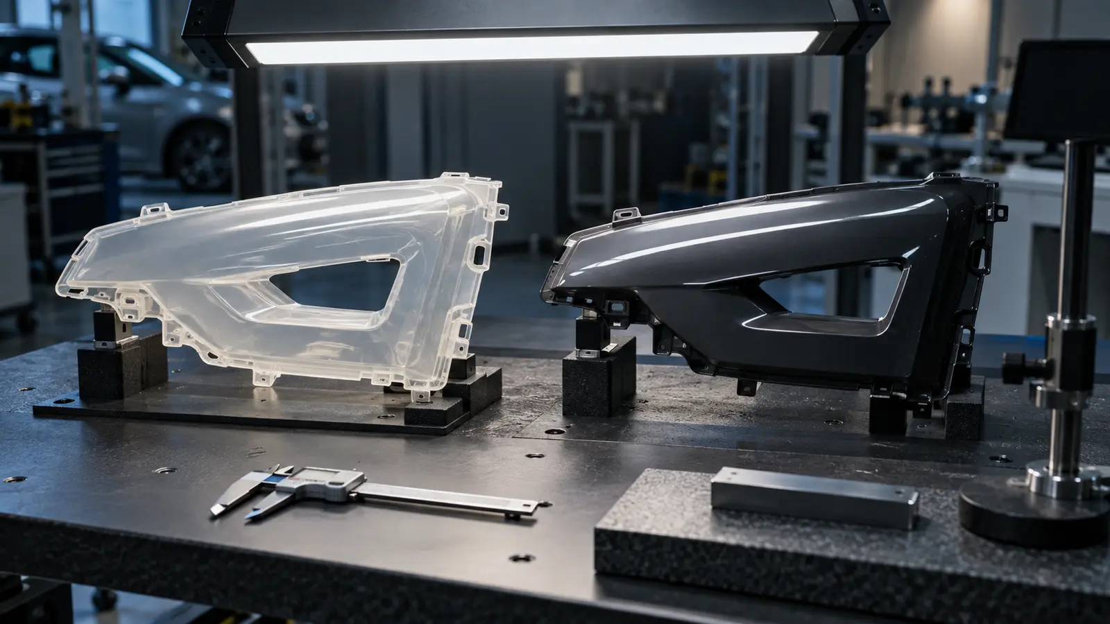 Cast molded part inspection