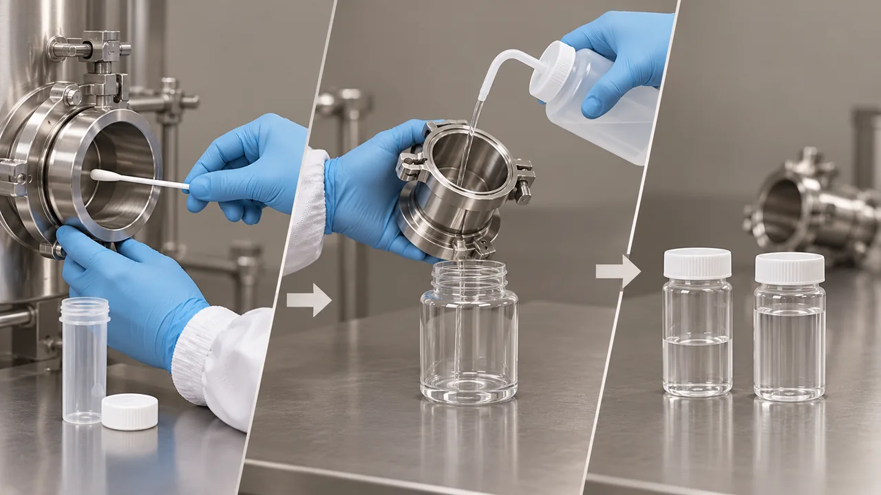 swab-rinse-sampling-arrangement