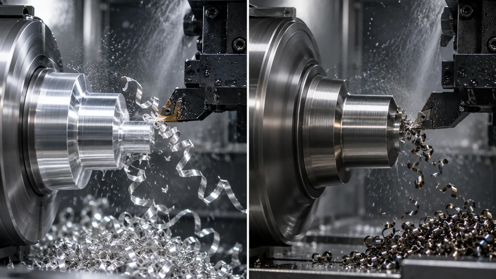 CNC turning chip control