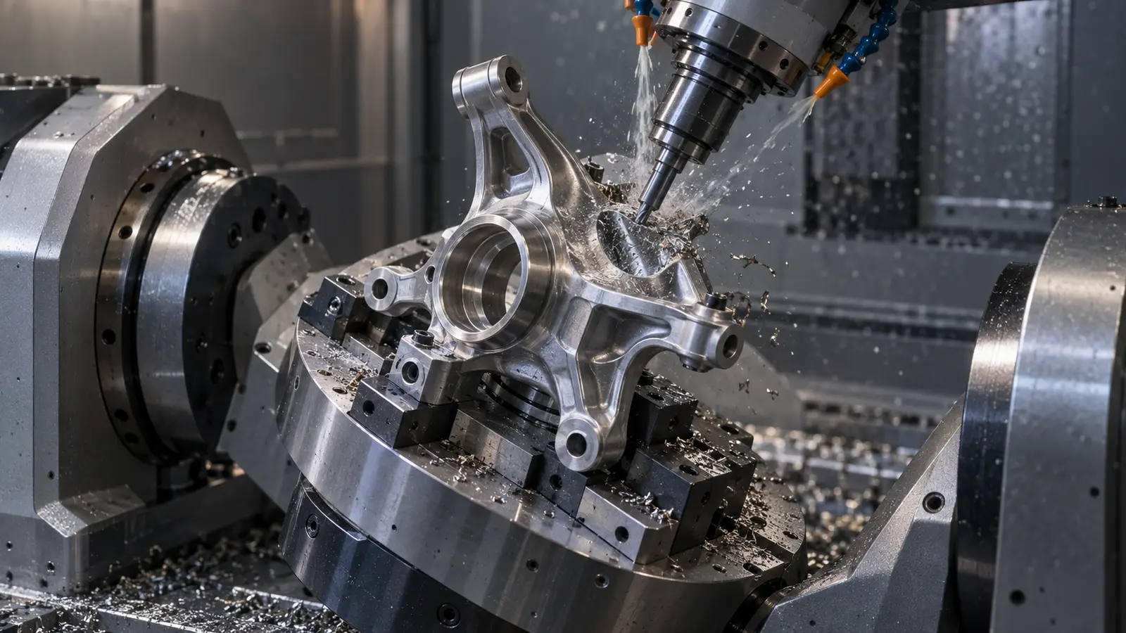 Five axis cutter material behavior