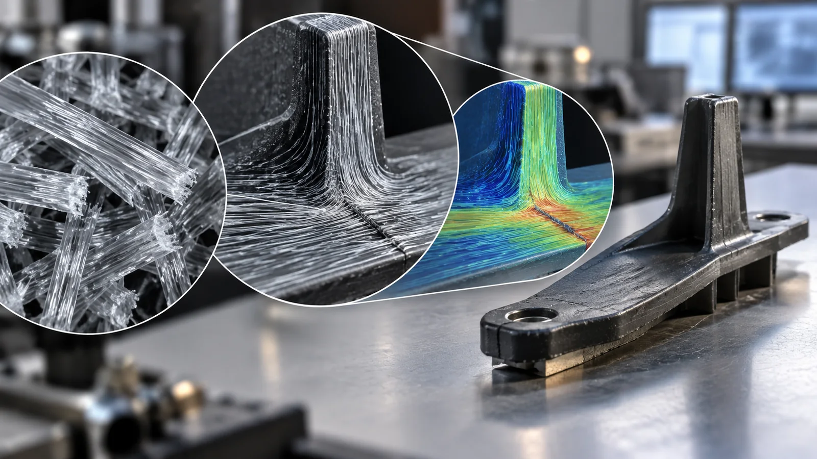 fiber-filled-polymer-flow