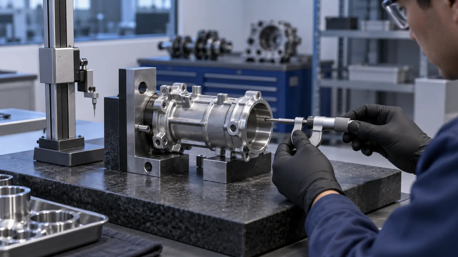 Turned part datum inspection