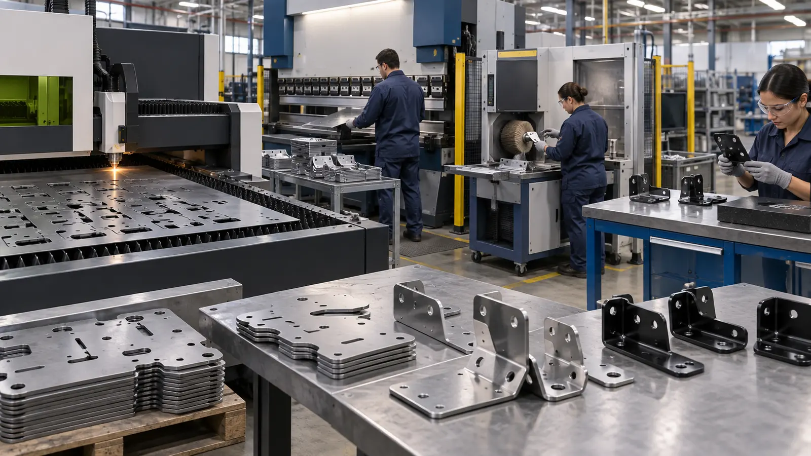 Automotive bracket fabrication route