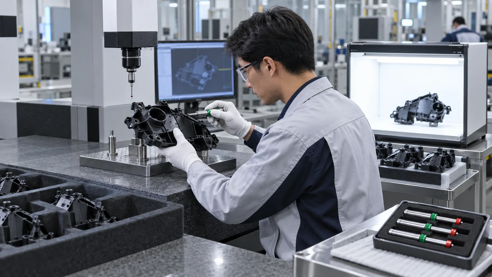 Plastic production inspection