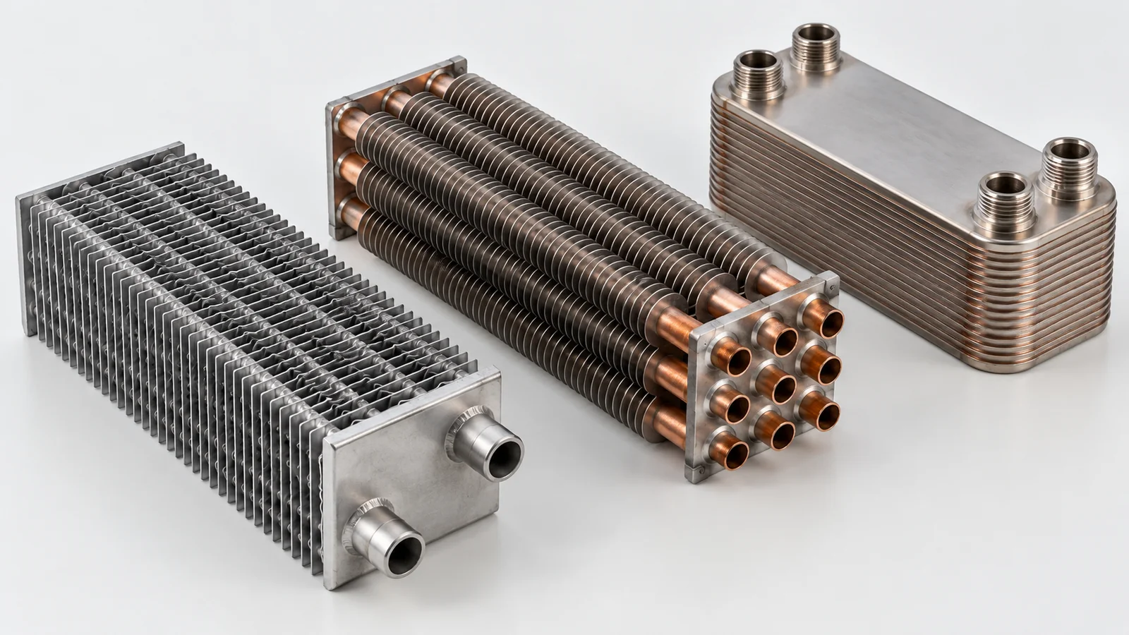 Heat exchanger core comparison