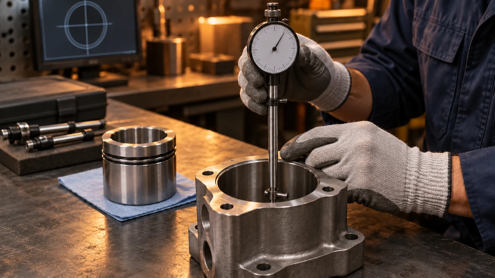 Brake piston inspection