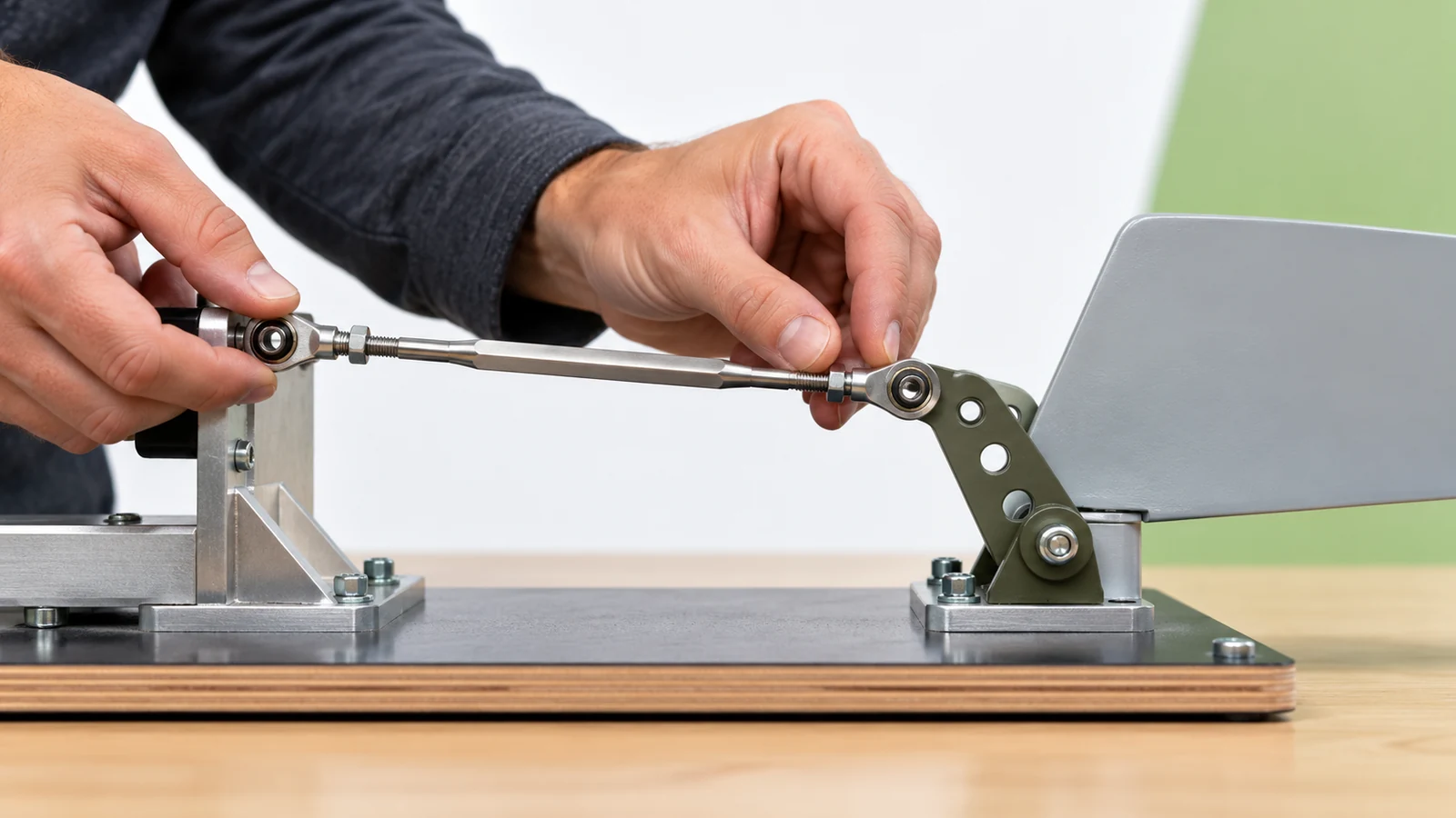 Control horn linkage geometry