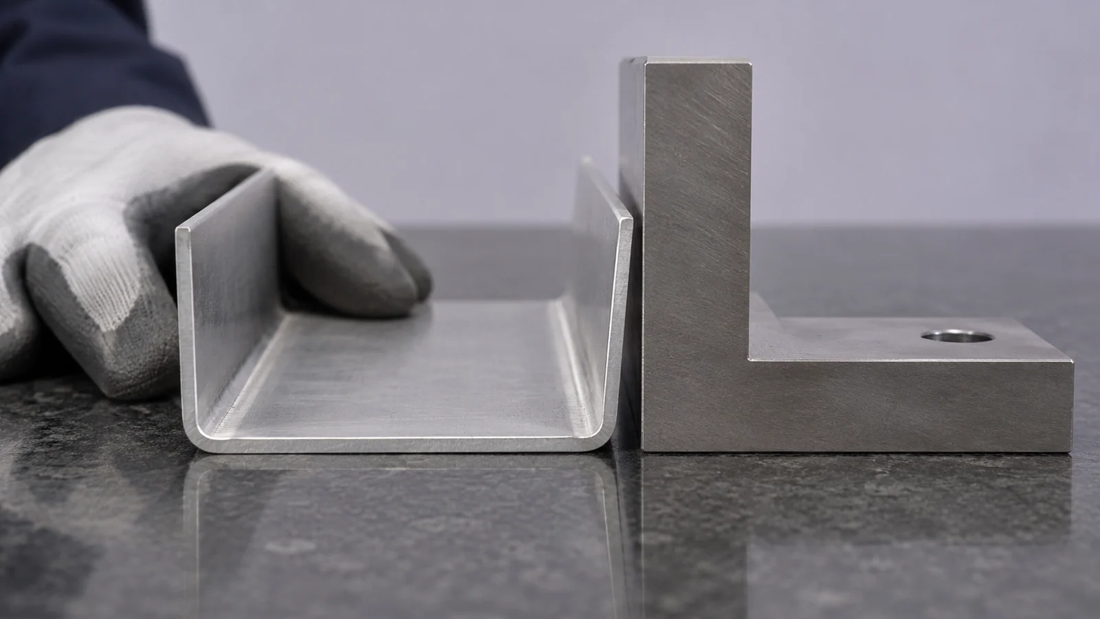 Formed channel profile check