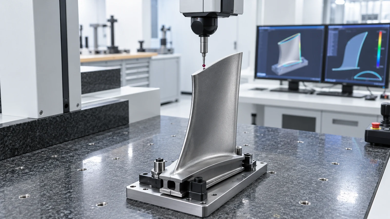 Guide vane profile measurement