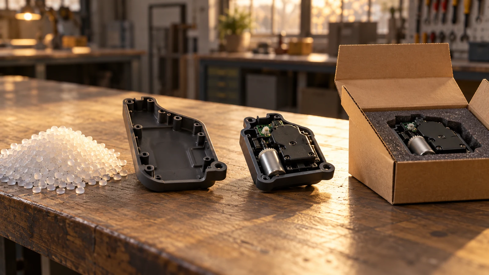 Component delivery stages