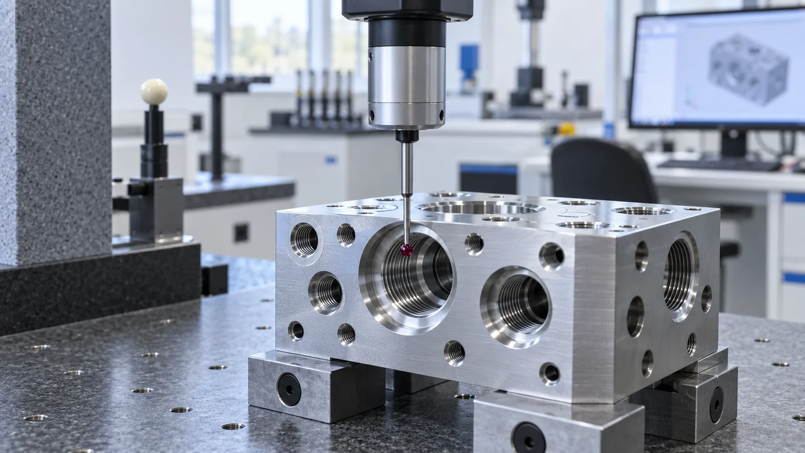 Manifold port metrology check