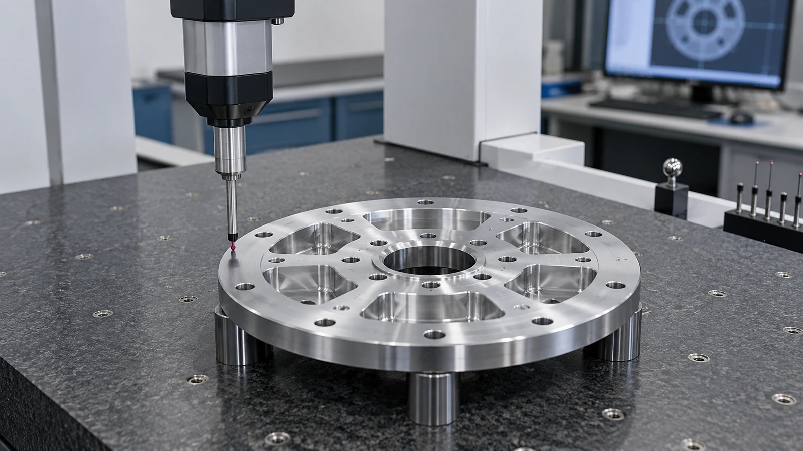 Injector plate datum inspection