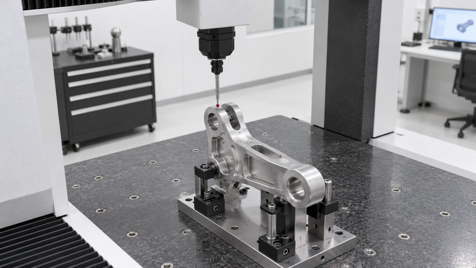 Landing gear CMM inspection